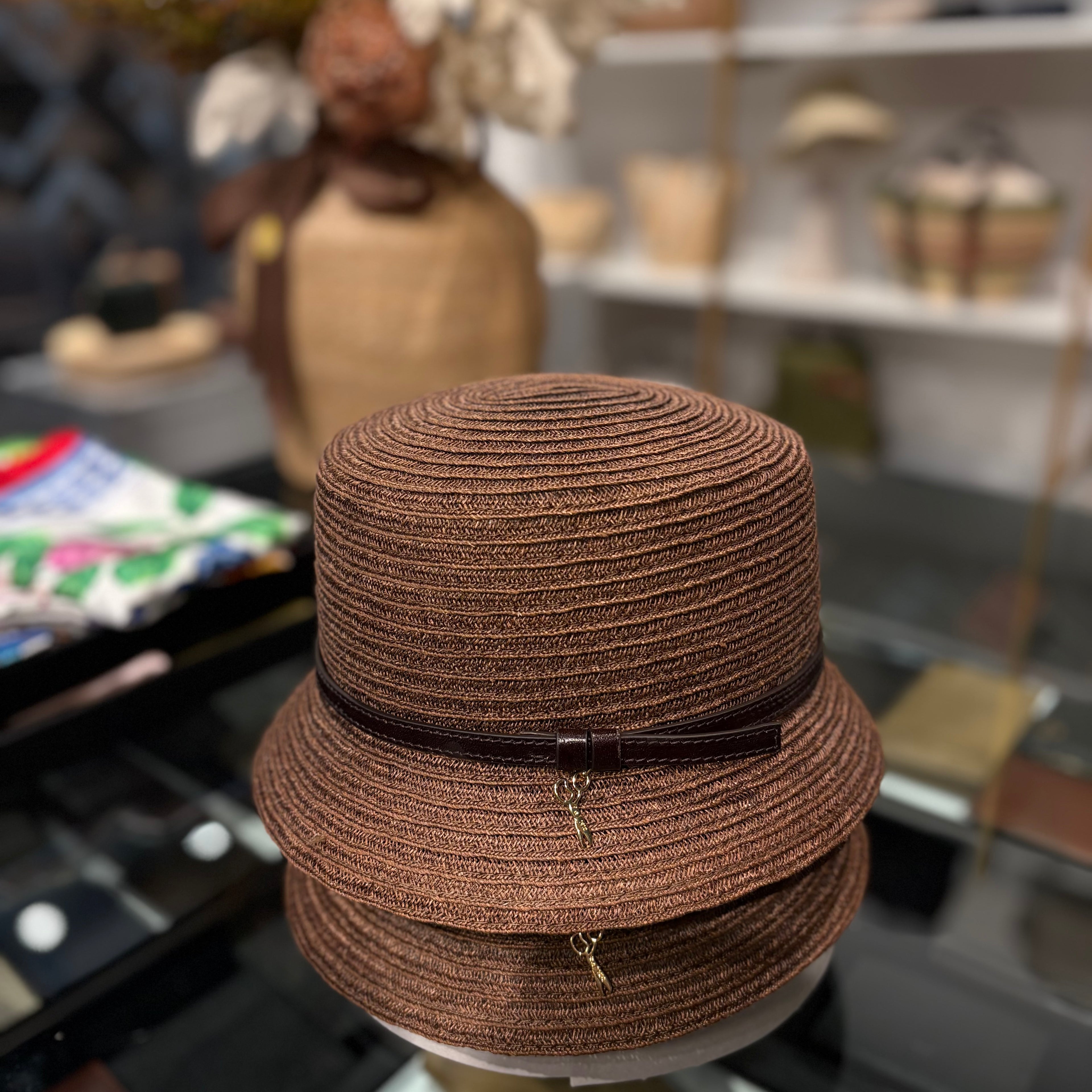Bucket in abaca cioccolato