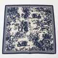 Foulard in seta toile de jouy