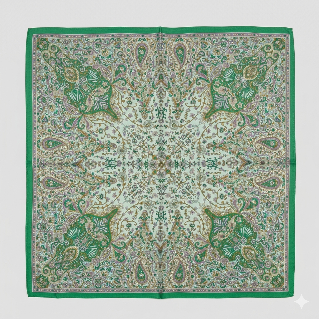 Foulard in seta paisley