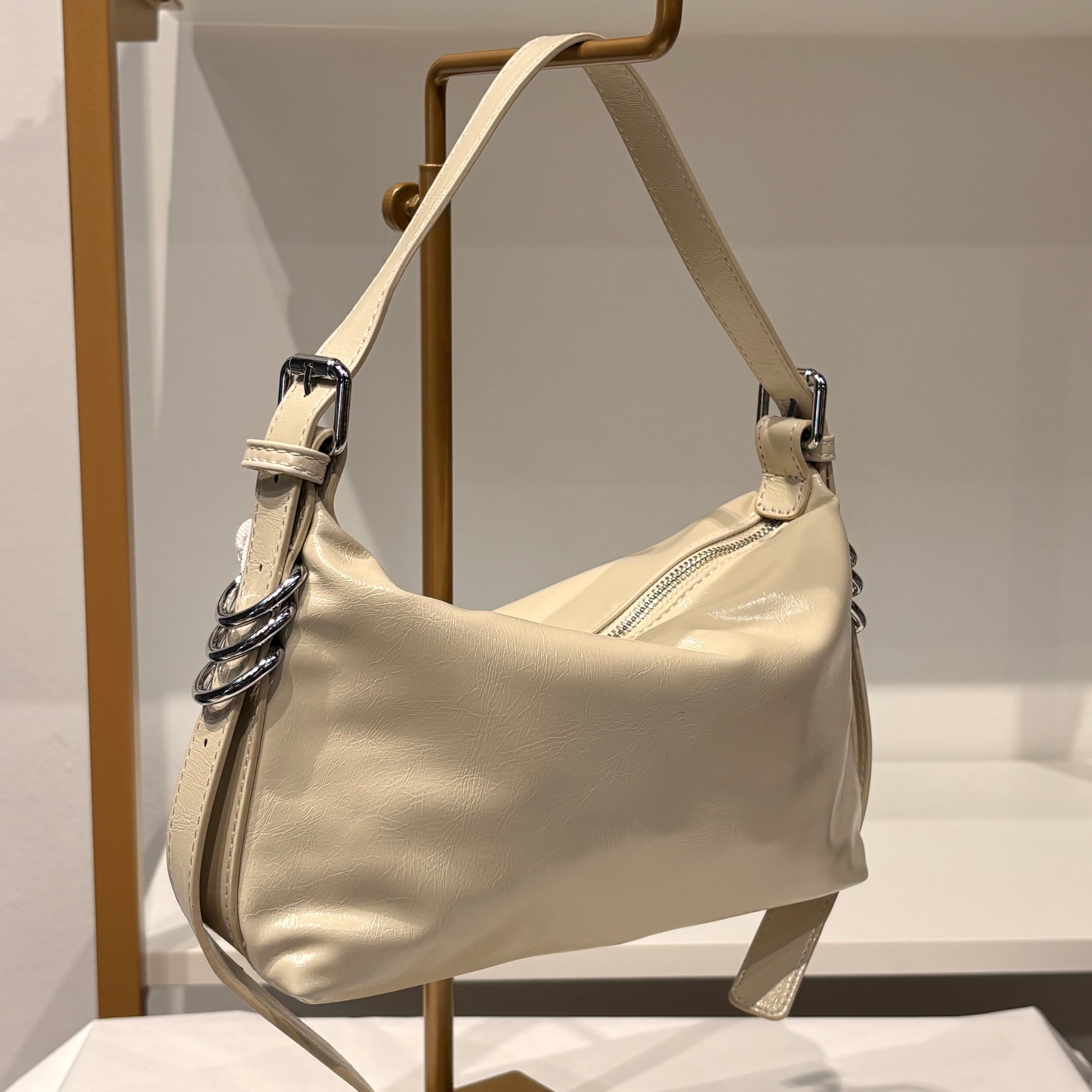 Mini bag bianco latte