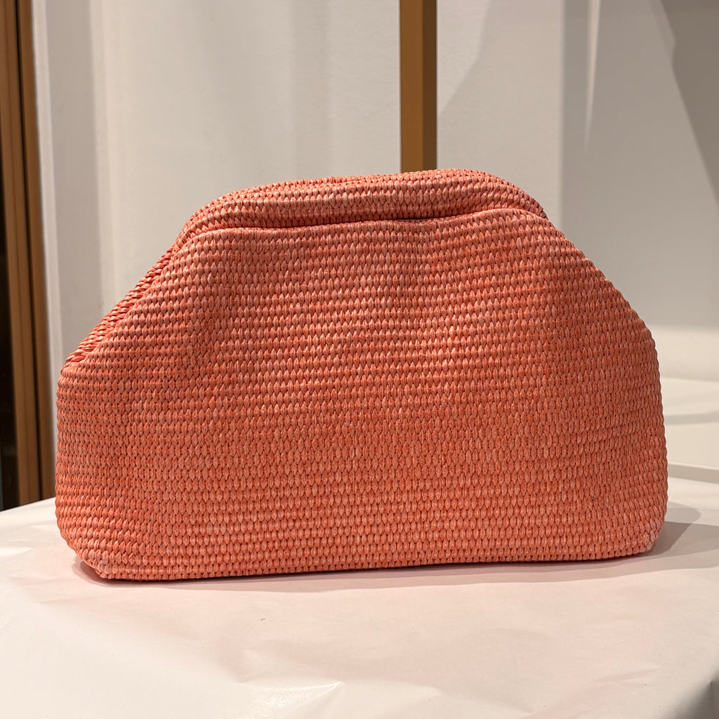 Pouch corallo con tracolla