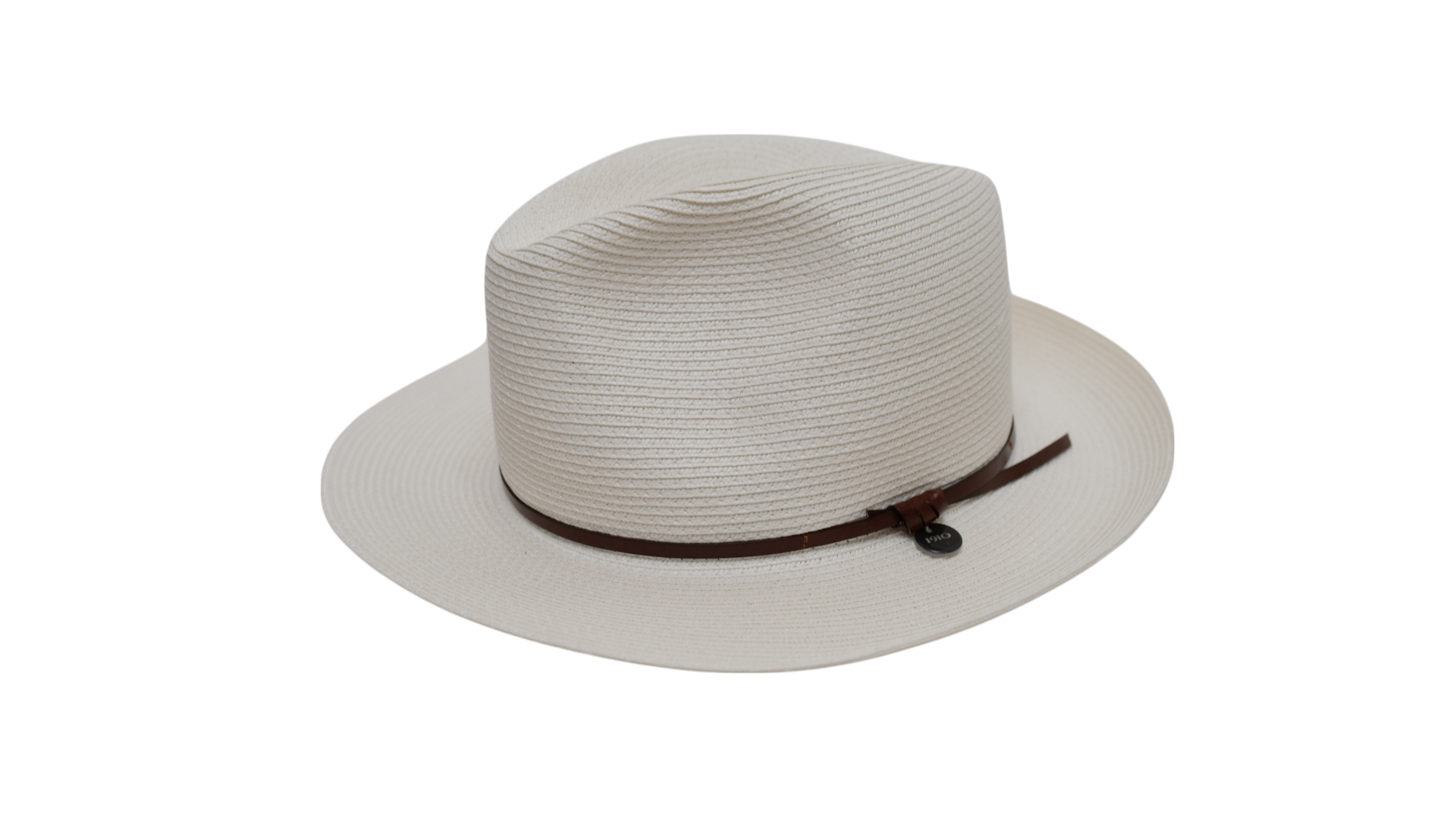 Fedora bianco latte